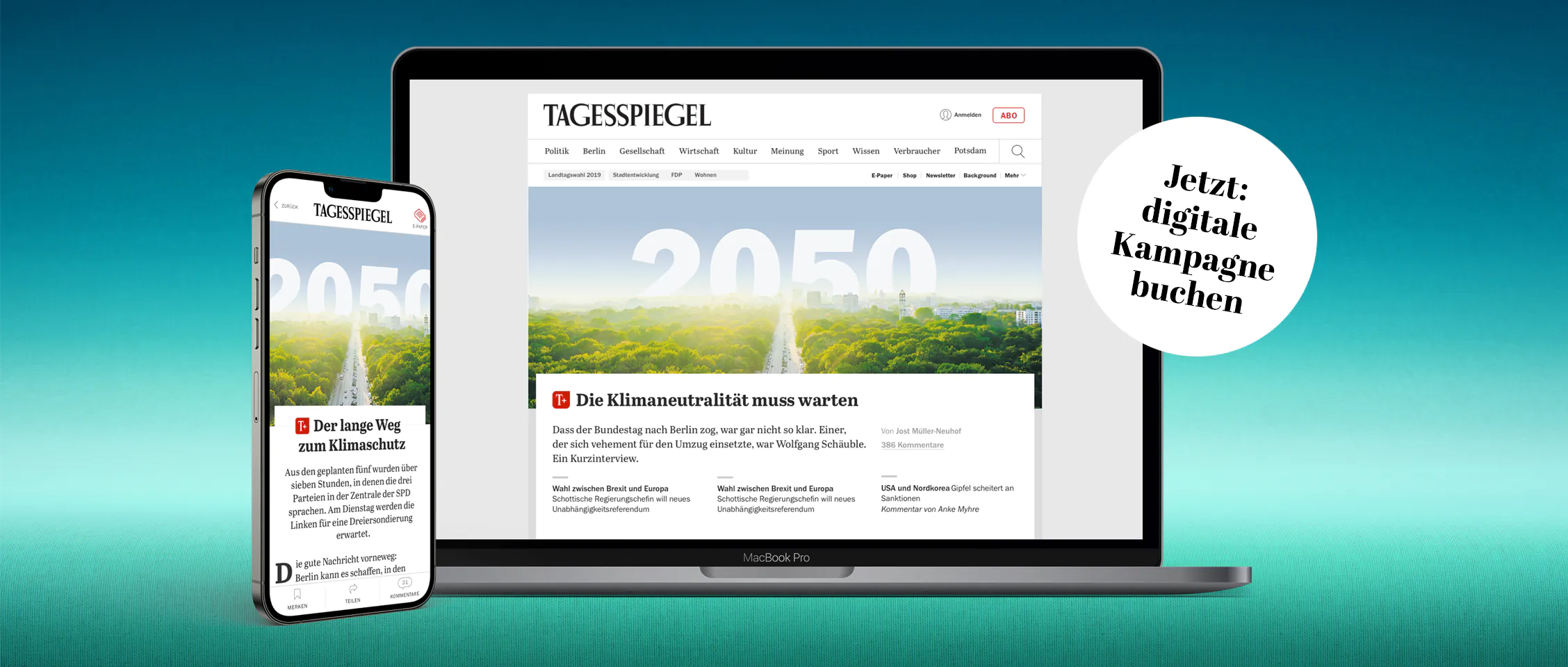 Tagesspiegel Media - Portfolio - Tagesspiegel Website Relaunch